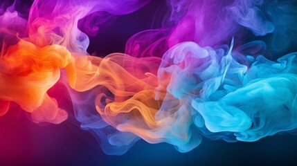 Background of multicolored smoke