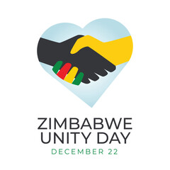 Flyers commemorating Zimbabwe Unity Day or its associated events can feature vector pictures concerning the holiday. design of flyers, celebratory materials.