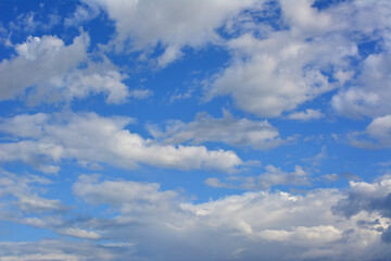 blue sky with white clouds wallpaper 