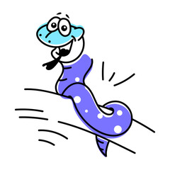 Pack of Serpents Hand Drawn Icons 

