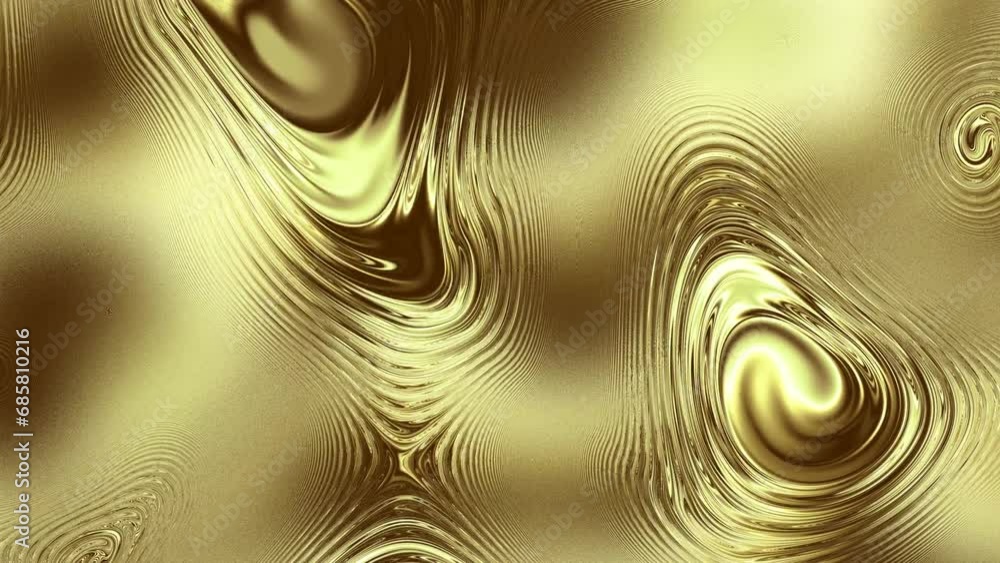 Poster seamless abstract psychedelic wavy background for loop playback. abstract liquid surface. 4k video. 