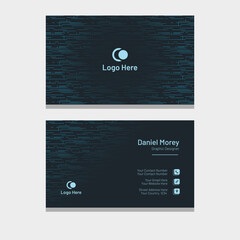 Creative and professional corporate double-sided business card