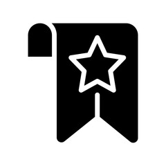 bookmark glyph icon