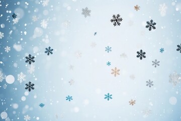 snowflakes on a Christmas background