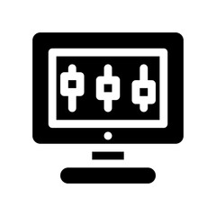 computer glyph icon