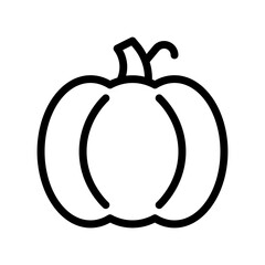 pumpkin line icon