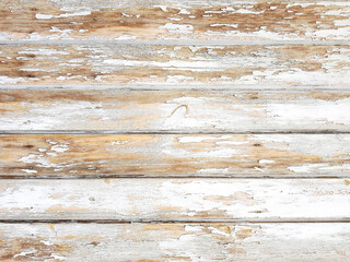 Fototapeta na wymiar Background white wooden planks board texture.