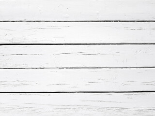 White planks wood. Horizontal boards texture background