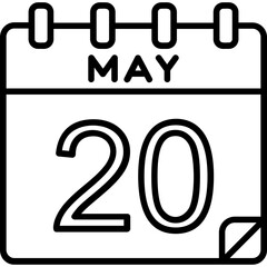 20 May Vector Icon Design