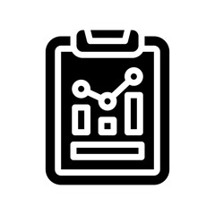 business report glyph icon