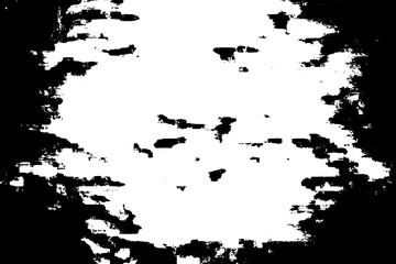 Naklejka premium Grunge border vector texture background. Abstract frame overlay. Dirty and damaged backdrop. Vector graphic illustration with transparent white. EPS10.