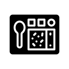 food glyph icon