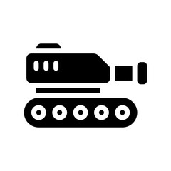 tank glyph icon