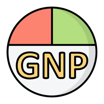 GNP Graph Line Color Icon