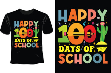 100th day of school T Shirt Design