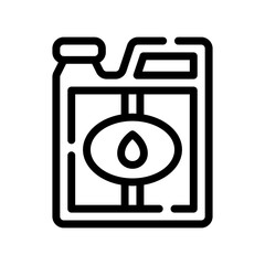 cleaning products line icon