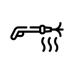 hot water line icon