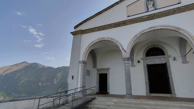 Maratea - Panoramica della Chiesa di San Biagio dal sagrato