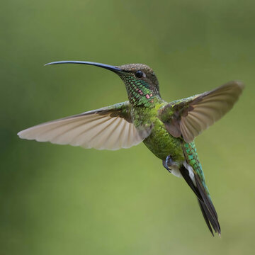 ruby hummingbird _ hummingbird feeding on a flower _ hummingbird on a branch _ hummingbird in flying _ birds ai image _ animal ai photo