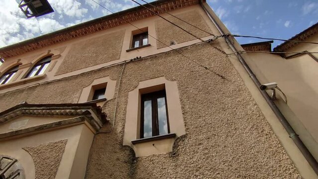 Maratea - Panoramica di Palazzo De Lieto sede della Pinacoteca Angelo Brando