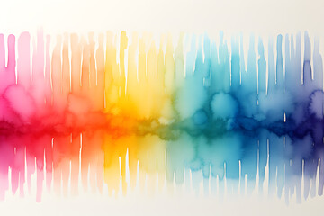 Abstract rainbow color spectrum watercolor background