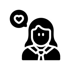 etiquette glyph icon