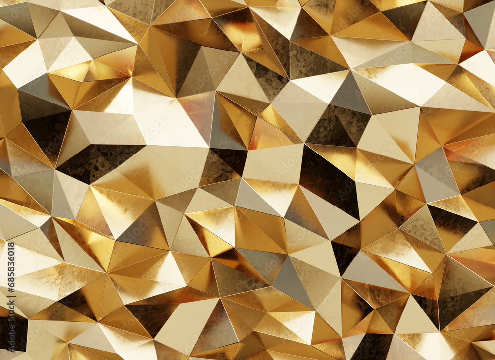Poster luxury abstract realistic crystals texture with prism spectrum caustic reflection close up backgroun