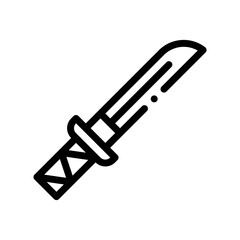 katana line icon