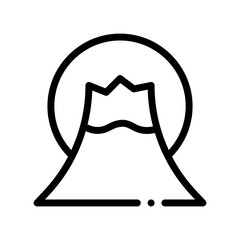 fuji mountain line icon