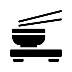 japanese food glyph icon