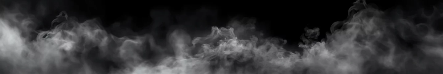 Foto op Plexiglas Smoke on black background © Viktor