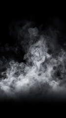 Smoke on black background