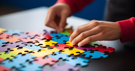 hand puzzles, Solving Jigsaw Puzzle, assembling jigsaw puzzle, harmony among group, assembling jigsaw puzzle