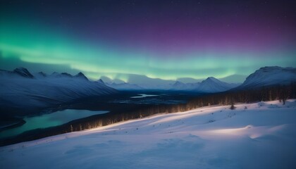 Fototapeta premium sunrise over the mountains