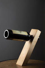 wooden wine stand1