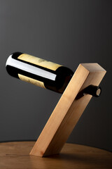 wooden wine stand2