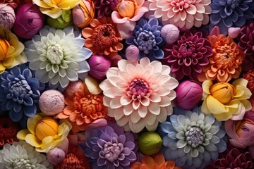 A close-up view of a bunch of flowers. Perfect for adding a touch of nature and beauty to any project.
