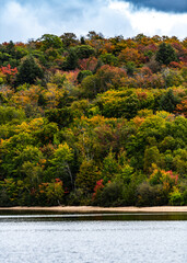 Autumn Landscape with Lake
