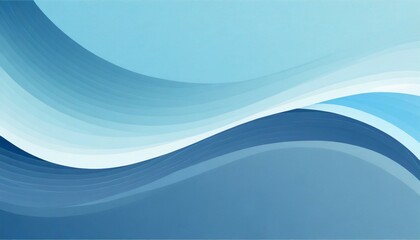 ombre blue curve on a light blue background illustration