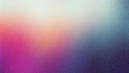 Rolgordijnen abstract blurred grainy gradient background colorful digital grain soft noise effect pattern lo fi multicolor vintage retro vhs glitch texture © Florence