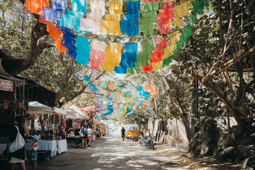 Mexican street market