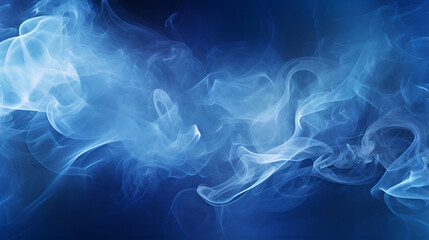 Whispers of Cinematic Elegance: Blue Smoke Texture Unveiled on Abstract Canvas