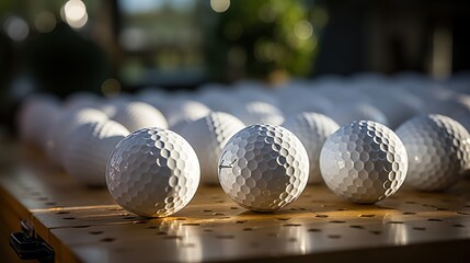 golf balls extrime close up