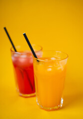 Fototapeta premium glass of lemonade