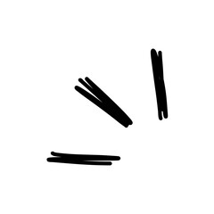 decorative brush stroke lines.