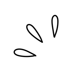 decorative brush stroke lines.