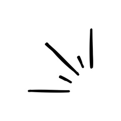 decorative brush stroke lines.