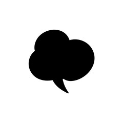 speech bubble Silhouette 