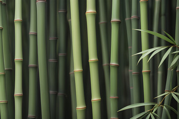 Bamboo Grove: Tranquil bamboo leaves forming a subtle pattern, allowing text to stand out.