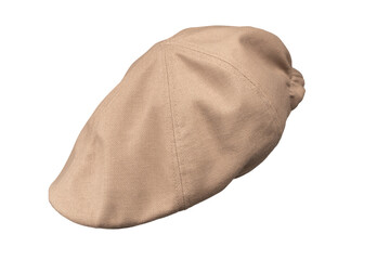 Ascot cap isolated on a white background.